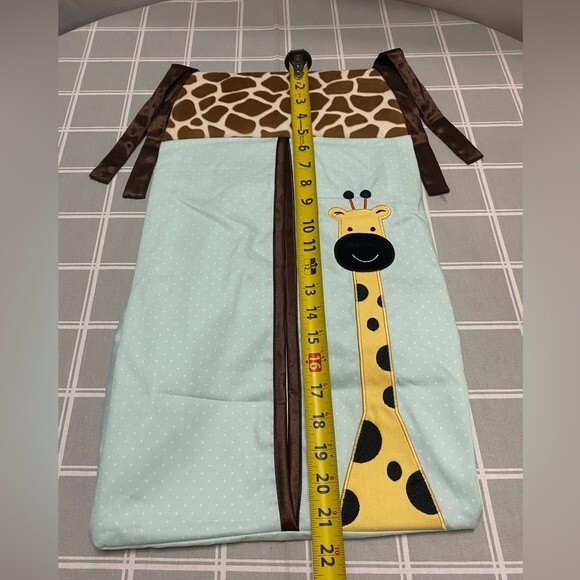 Lambs & Ivy Peek A Boo Jungle Cute Giraffe Diaper Stacker Hanging Storage - Picture 3 of 8